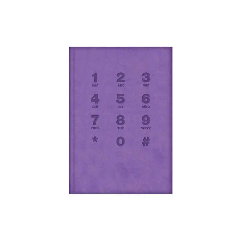 The Writing Fields - Τηλεφωνικό Ευρετήριο Πυρογραφικό 14x21, Purple 20.71003