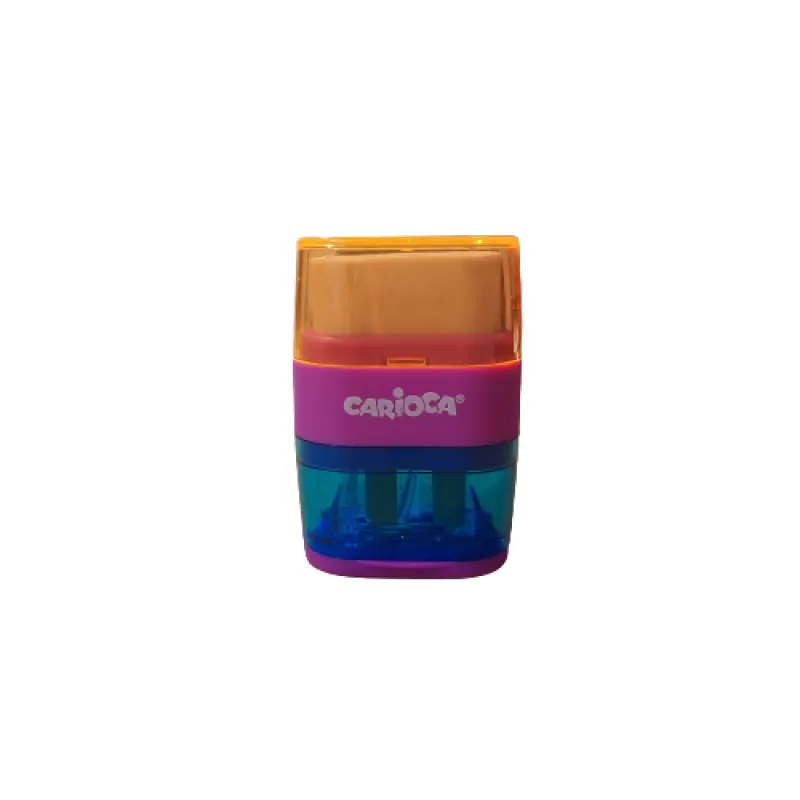 Carioca - Γόμα Και Ξύστρα, Μωβ 33006