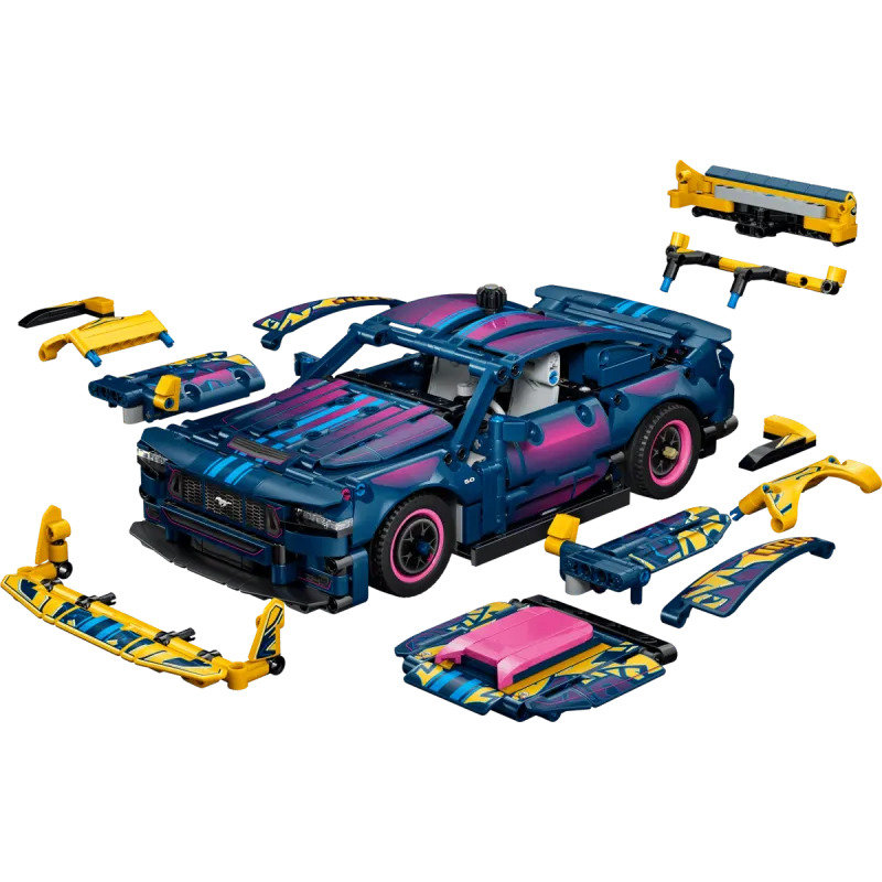 Lego Technic - Custom Garage Ford Mustang GT Car 42236