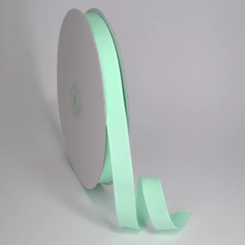 Kyriacou - Κορδέλα Γκρο Με Γαζί, 15mmX50M, Green Pastel 53783XXX-X15X50-62XXXX