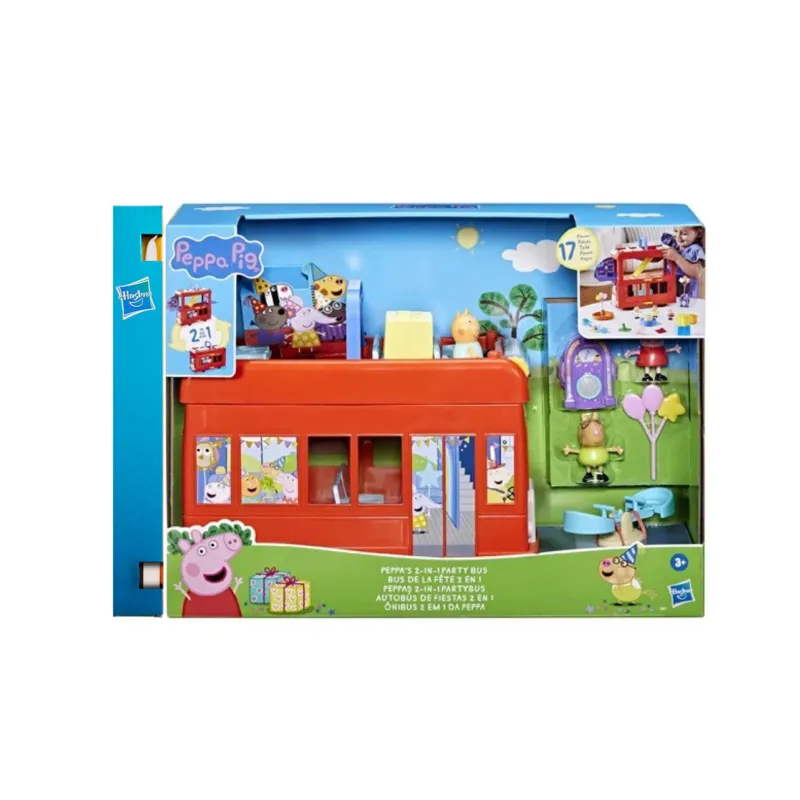 Παιχνιδολαμπάδα Hasbro - Peppa Pig 2 σε 1 Peppa’s Party Bus F8881