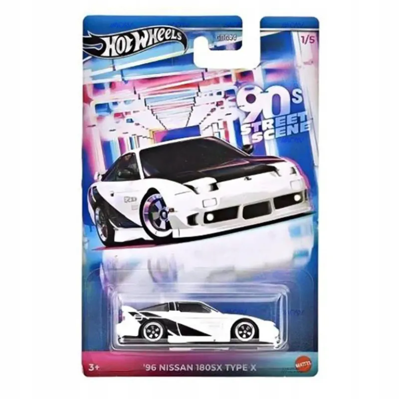 Mattel Hot Wheels - Αυτοκινητάκι 90s Street Scene, ΄96 Nissan 180SX Type X (1/5) JCB57 (JDY83)