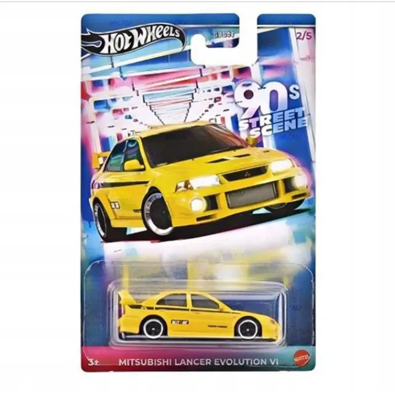 Mattel Hot Wheels - Αυτοκινητάκι 90s Street Scene, Mitsubishi Lancer Evolution VI (2/5) JCB58 (JDY83)