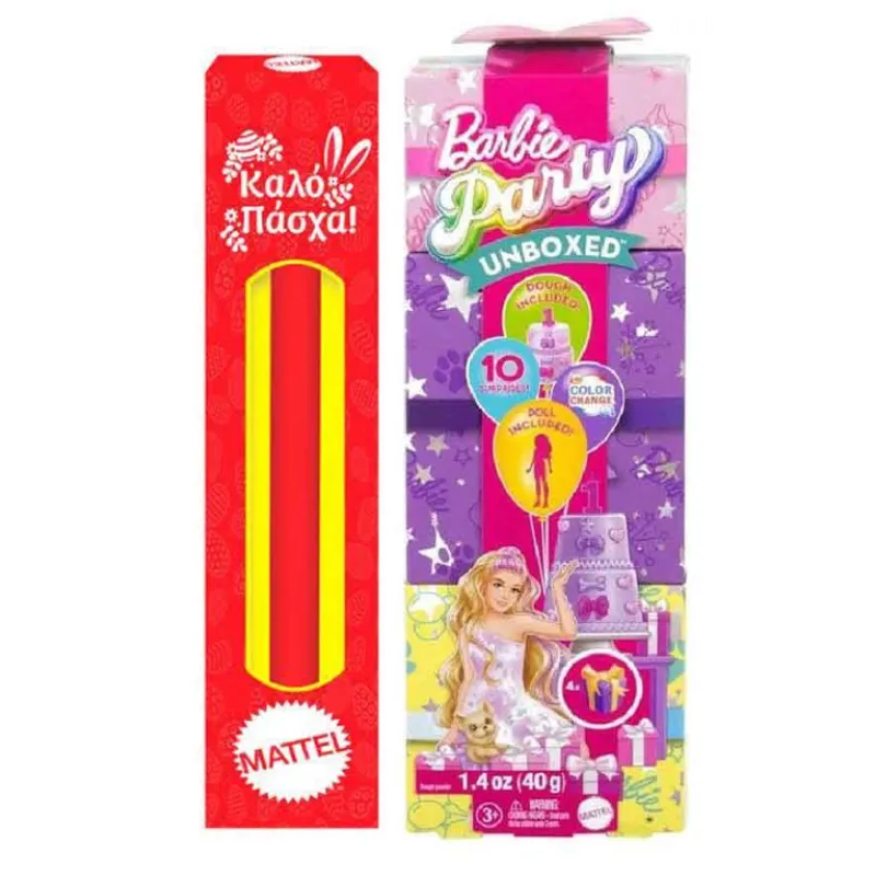 Παιχνιδολαμπάδα Mattel Barbie - Party Unboxed Reveal- Ξανθιά JFG70 (JFG68)