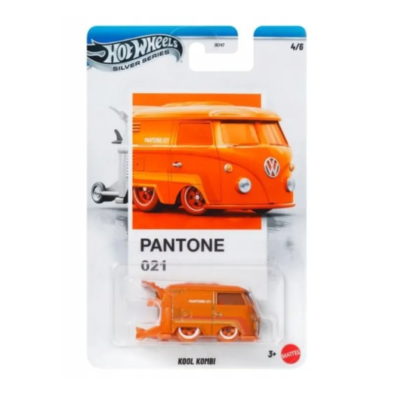 Mattel Hot Wheels - Silver Series, Pantone (021), Kool Kombi (4/6) JKY49 (JKY47)