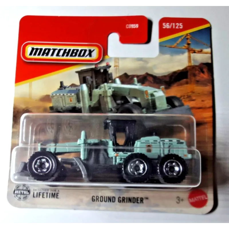 Mattel Matchbox - Αυτοκινητάκι, Ground Grinder (56/125) JBT23 (C0859)