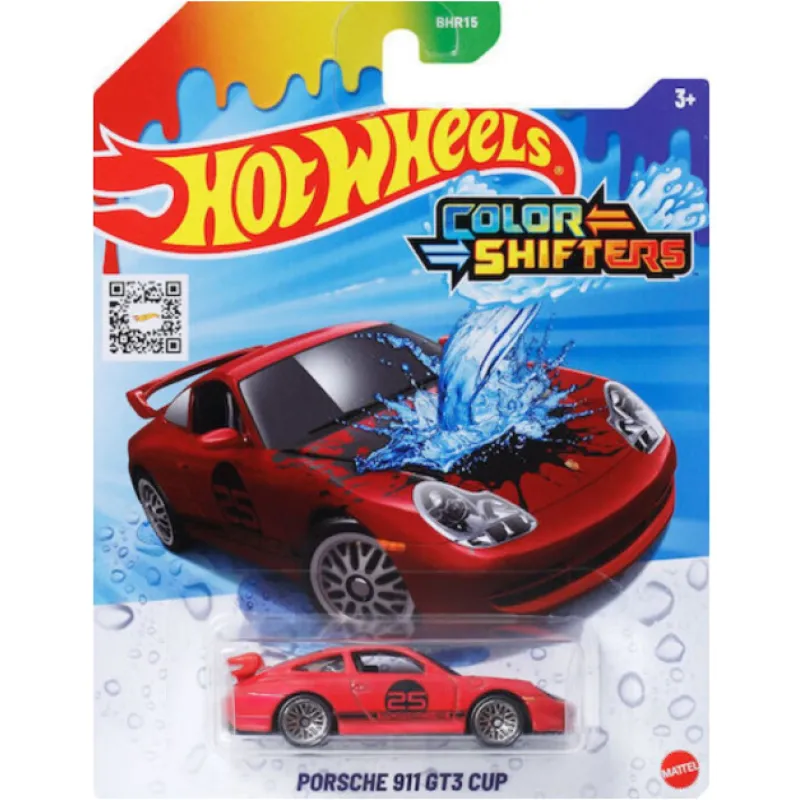 Mattel Hot Wheels - Color Shifters, Porsche 911 GT3 Cup JCM36 (BHR15)