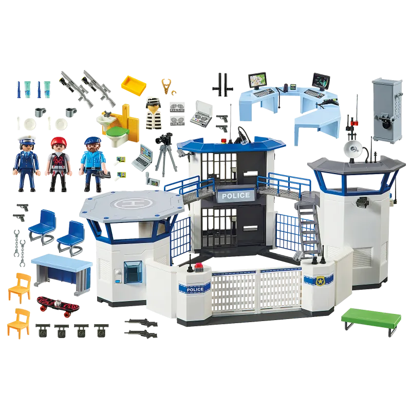Playmobil City Action - Αρχηγείο Αστυνομίας & Φυλακή Ασφαλείας 6919