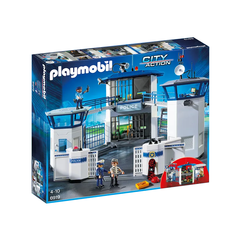 Playmobil City Action - Αρχηγείο Αστυνομίας & Φυλακή Ασφαλείας 6919