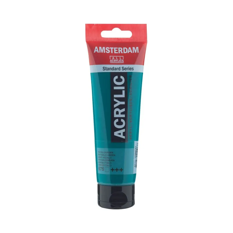Royal Talens - Ακρυλικό Χρώμα Amsterdam Standard, Talens Phthalo Green (675) 120 ml 17096752
