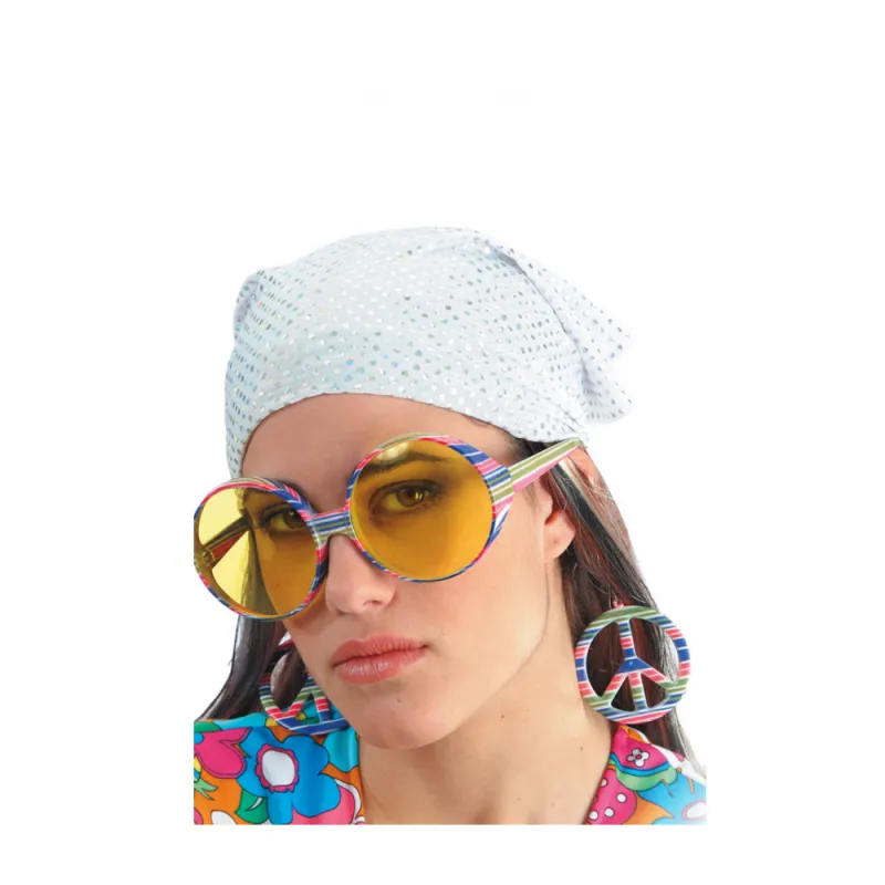 Carnival Toys - Σετ Γυαλιά & Σκουλαρίκια Hippie 05022