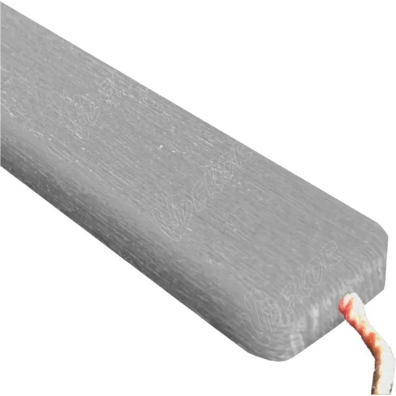 Dekor Candles Κερί - Χρωματιστό Αρωματικό Σούπερ Πλακέ Ξυστό Γκρι 34 εκ 08.7.SPL