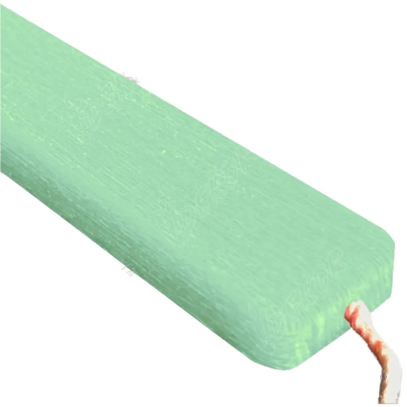 Dekor Candles Κερί - Χρωματιστό Αρωματικό Σούπερ Πλακέ Ξυστό Τυρκουάζ 34 εκ 08.7.SPL