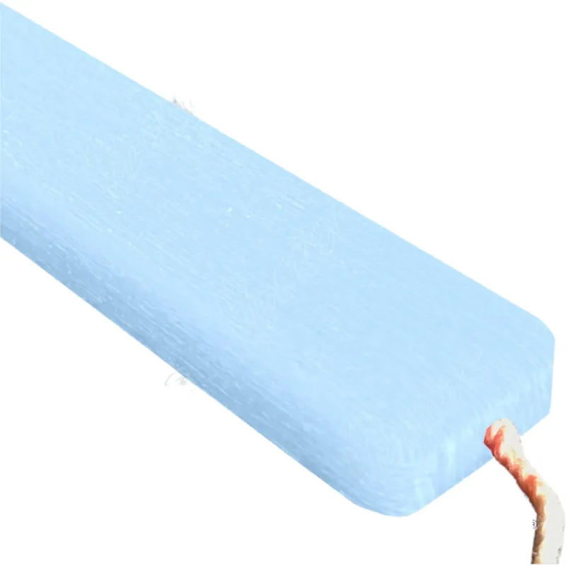 Dekor Candles Κερί - Χρωματιστό Αρωματικό Σούπερ Πλακέ Ξυστό Σιέλ 34 εκ 08.7.SPL