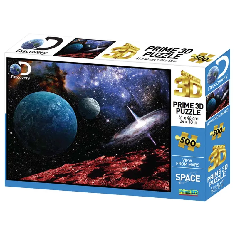 Prime 3D - 3D Puzzle, View From Mars 500 Pcs 10082