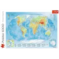 Trefl - Puzzle Physical Map Of The World 1000 Pcs 10463 Trefl - Puzzle Physical Map Of The World 1000 Pcs 10463