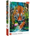 Trefl - Puzzle Grasping Tiger 1000 Pcs 10528 Trefl - Puzzle Grasping Tiger 1000 Pcs 10528