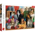 Trefl - Puzzle Feline Meeting 1000 Pcs 10555