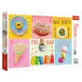 Trefl Puzzle Neon Color Line Sweet Week 1000 Pcs 10580 Trefl Puzzle Neon Color Line Sweet Week 1000 Pcs 10580