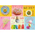 Trefl Puzzle Neon Color Line Sweet Week 1000 Pcs 10580 Trefl Puzzle Neon Color Line Sweet Week 1000 Pcs 10580