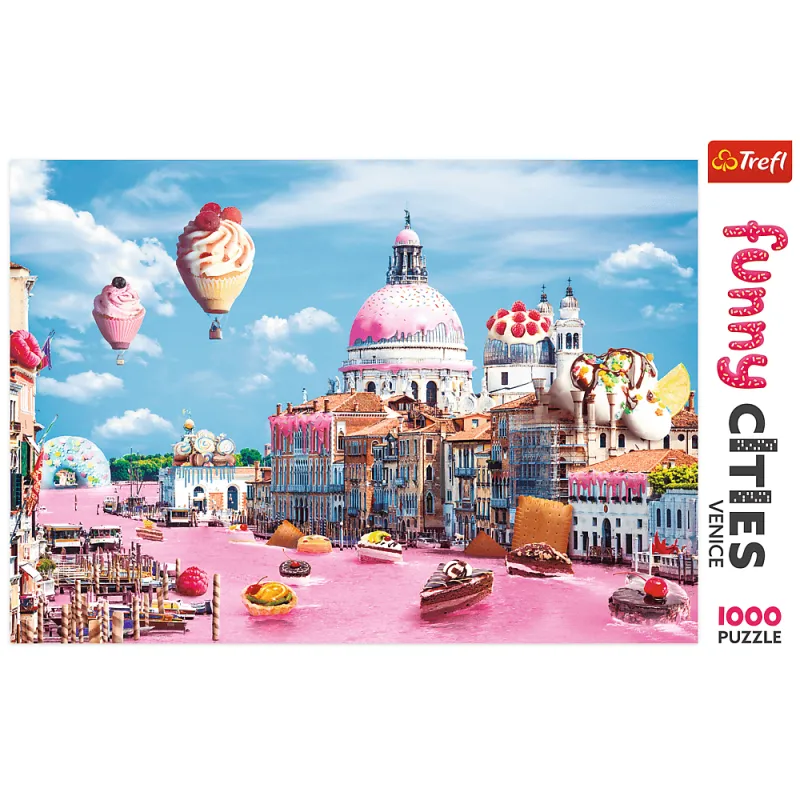 Trefl - Puzzle Funny Cities, Sweets In Venice 1000 Pcs 10598