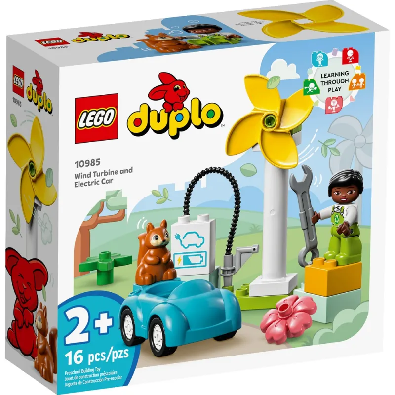Lego Duplo - Wind Turbine And Electric Car 10985