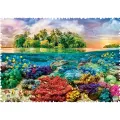 Trefl - Puzzle Crazy Shapes, Tropical Island 600 Pcs 11113 Trefl - Puzzle Crazy Shapes, Tropical Island 600 Pcs 11113