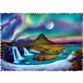 Trefl - Puzzle Crazy Shapes, Aurora Over Iceland 600 Pcs 11114 Trefl - Puzzle Crazy Shapes, Aurora Over Iceland 600 Pcs 11114