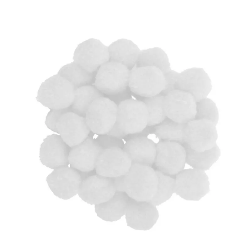I-Mondi - Πομ-Πομς Χειροτεχνίας, Λευκά 50 Τεμ 25mm 115-20-044