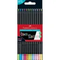 Faber Castell - Ξυλομπογιές Black, Neon & Pastel 12 Τεμ 116410 Faber Castell - Ξυλομπογιές Black, Neon & Pastel 12 Τεμ 116410
