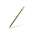 Staedtler - Ριγέ Μαύρο-Κίτρινο Με Γόμα HB 122-HB Staedtler - Ριγέ Μαύρο-Κίτρινο Με Γόμα HB 122-HB