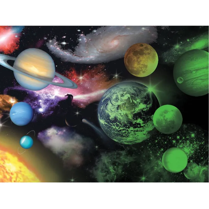 Prime 3D - Glow Puzzle, Solar System 100 Pcs 12513