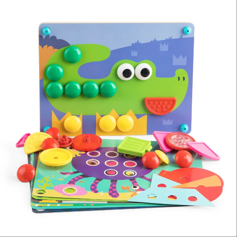 Top Bright - Παζλ Με Σφηνώματα Κουμπιά 8 Σε 1 130895