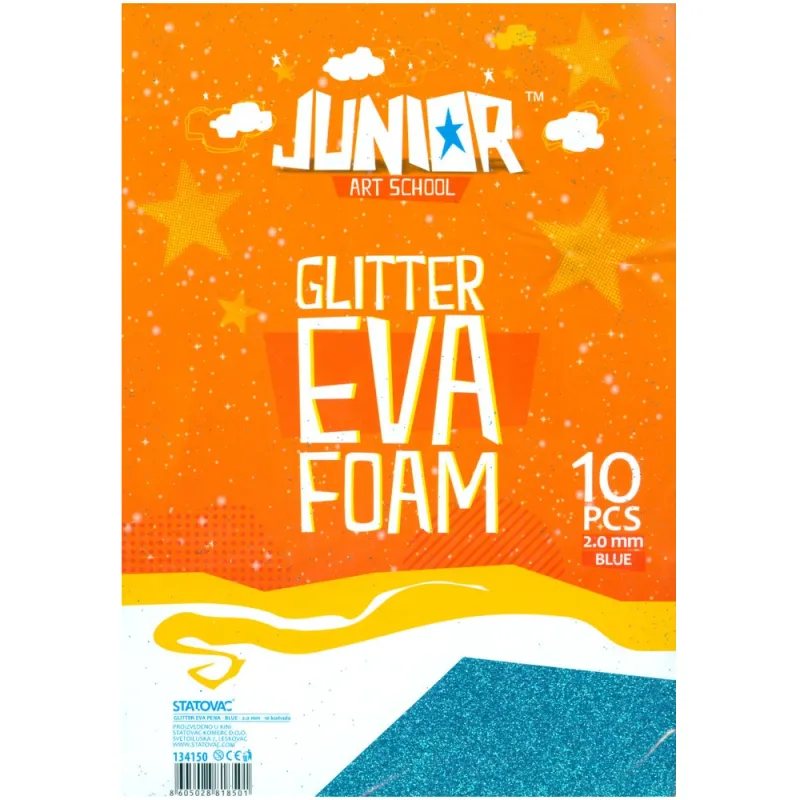 Statovac - Αφρώδες Φύλλα 20x30 Blue Glitter 134150