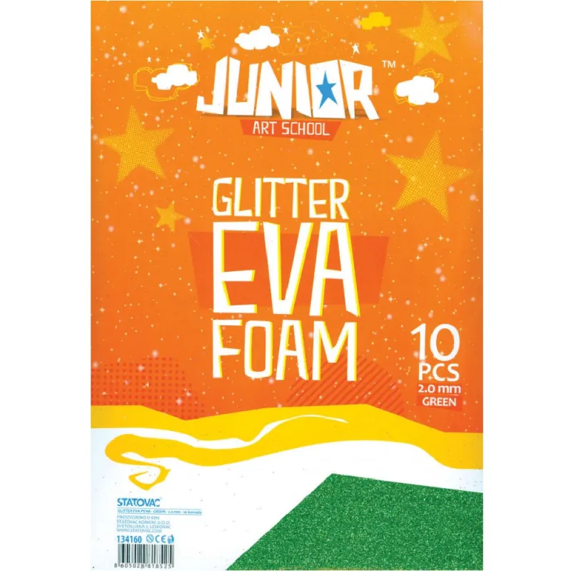 Statovac - Αφρώδες Φύλλα 20x30 Green Glitter 134160