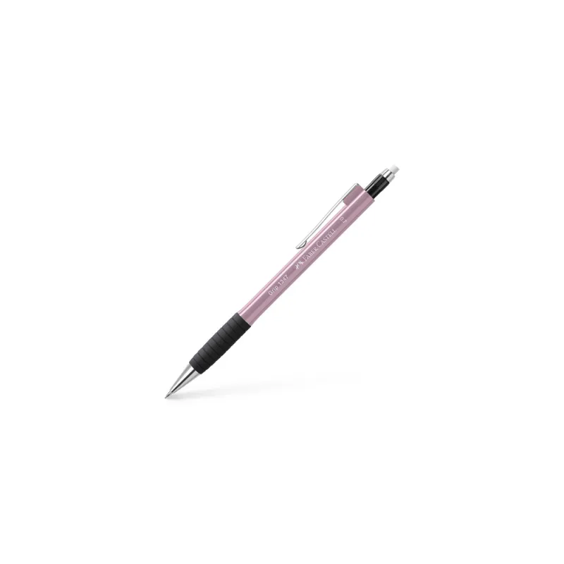 Faber Castell - Μηχανικό Μολύβι Grip1347 Με Γόμα, 0.7mm Shadow Rose 134727