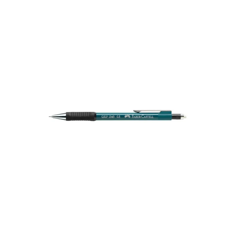 Faber Castell - Μηχανικό Μολύβι Grip1347 Με Γόμα, 0.7mm Emerald 134762