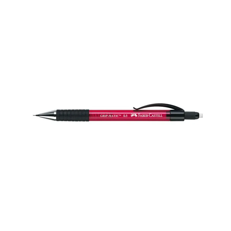 Faber Castell - Μηχανικό Μολύβι Gripmatic 0.5mm Με Γόμα Κόκκινο 137521