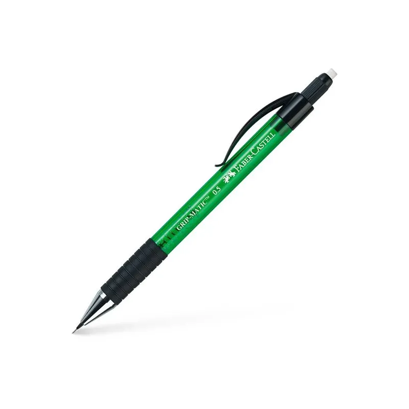 Faber Castell - Μηχανικό Μολύβι Gripmatic 0.5mm Με Γόμα Πράσινο 137563