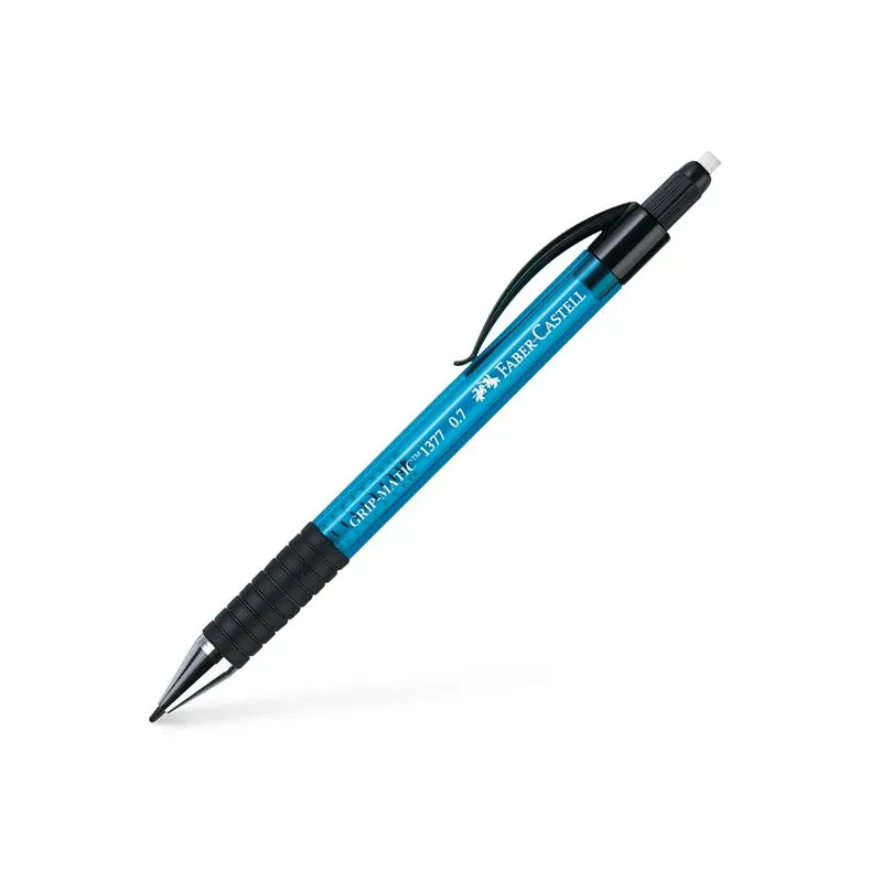 Faber Castell - Μηχανικό Μολύβι Gripmatic 0.7mm Με Γόμα Μπλε 137751