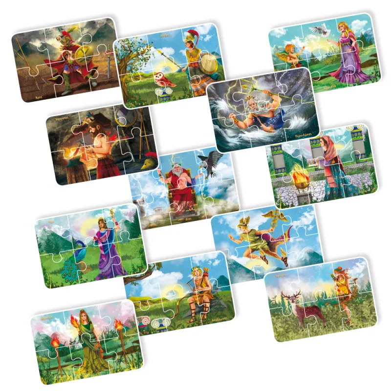 Ελληνοεκδοτική - Puzzle Οι 12 Θεοί Του Ολύμπου 36 Pcs 138026