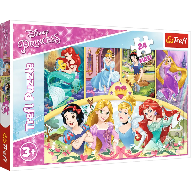 Trefl - Puzzle Maxi, Disney Princess, The Magic Of Memories 24 Pcs 14294