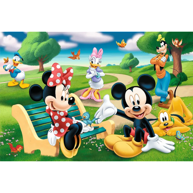 Trefl - Puzzle Mickey Mouse & Friends, Mickey Mouse Among Friends 24 Pcs 14344