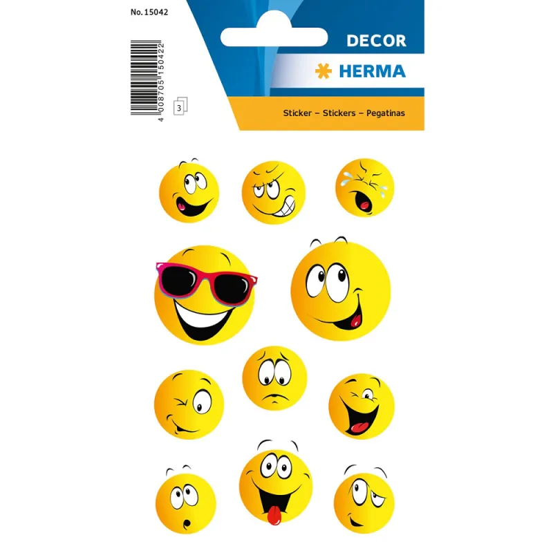 Herma - Αυτοκολλητάκια, Happy Face 15042