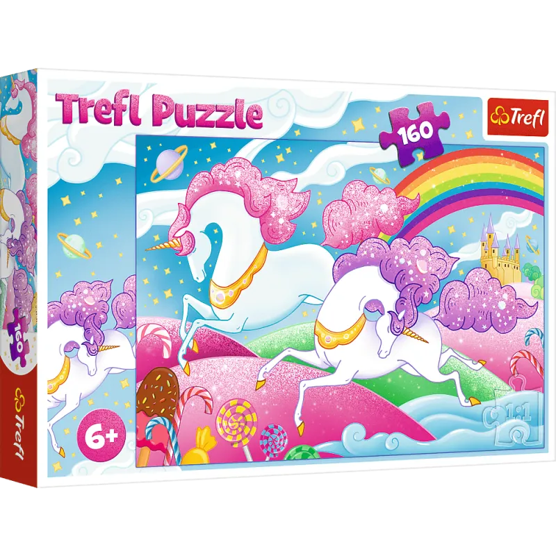 Trefl - Puzzle Galloping Unicorns 160 Pcs 15372