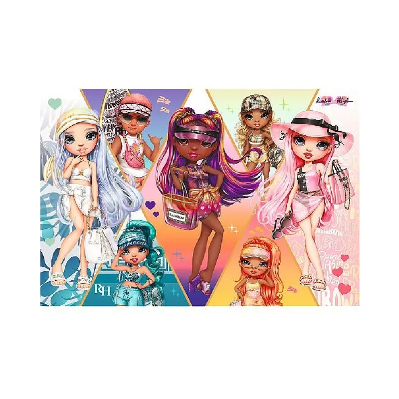 Trefl - Puzzle Rainbow High, Happy Friends 160 Pcs 15415