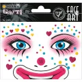 Herma - Αυτοκόλλητα Face Art, Clown Annie 15428