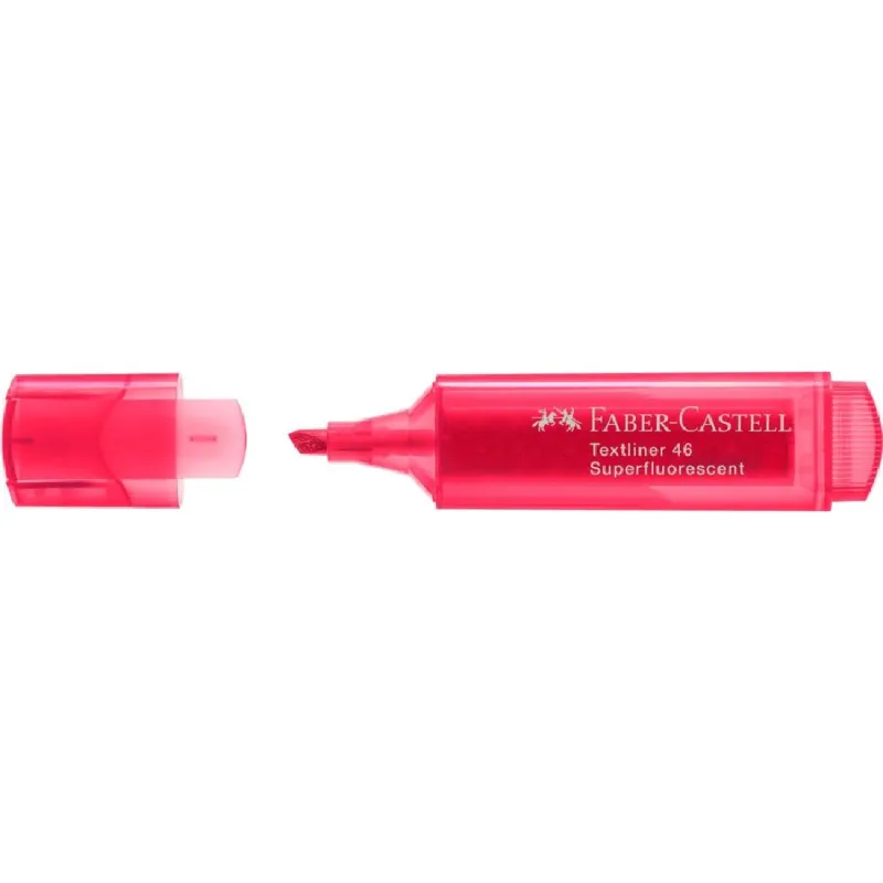 Faber Castell - Μαρκαδόρος Υπογράμμισης Textliner 1546, Red 154621