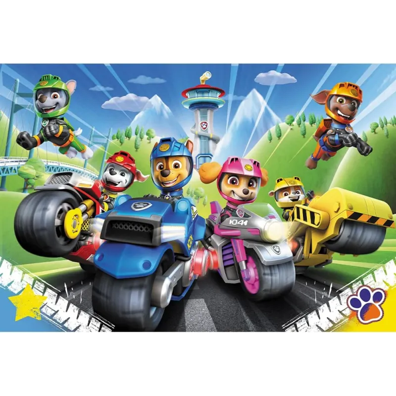 Trefl - Puzzle , Paw Patrol on Motorbike 100 Pcs 16430