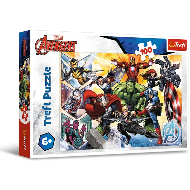Trefl - Puzzle The Power Of The Avengers 100 Pcs 16431